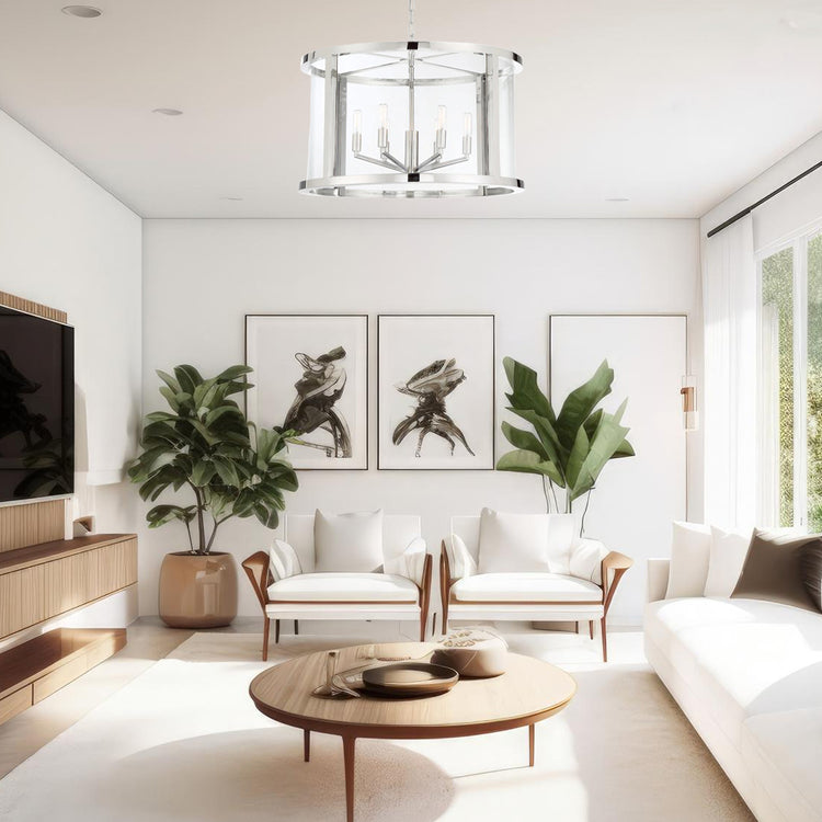 Duval Collection - Polished Nickel Chandelier
