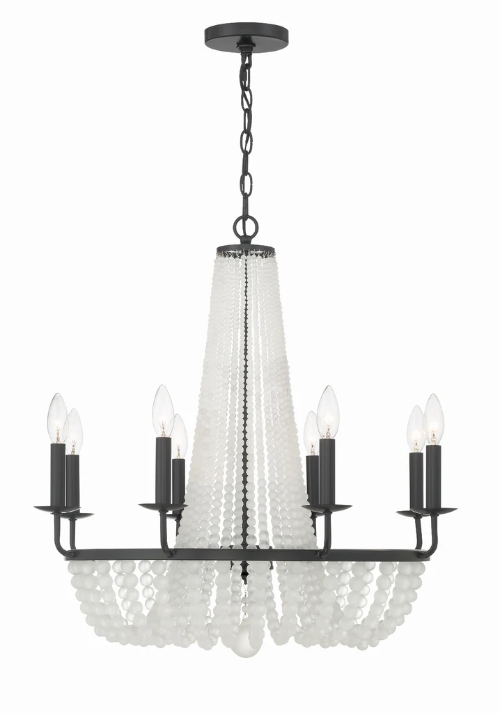 Seneca Collection - 8 Light Gold Chandelier