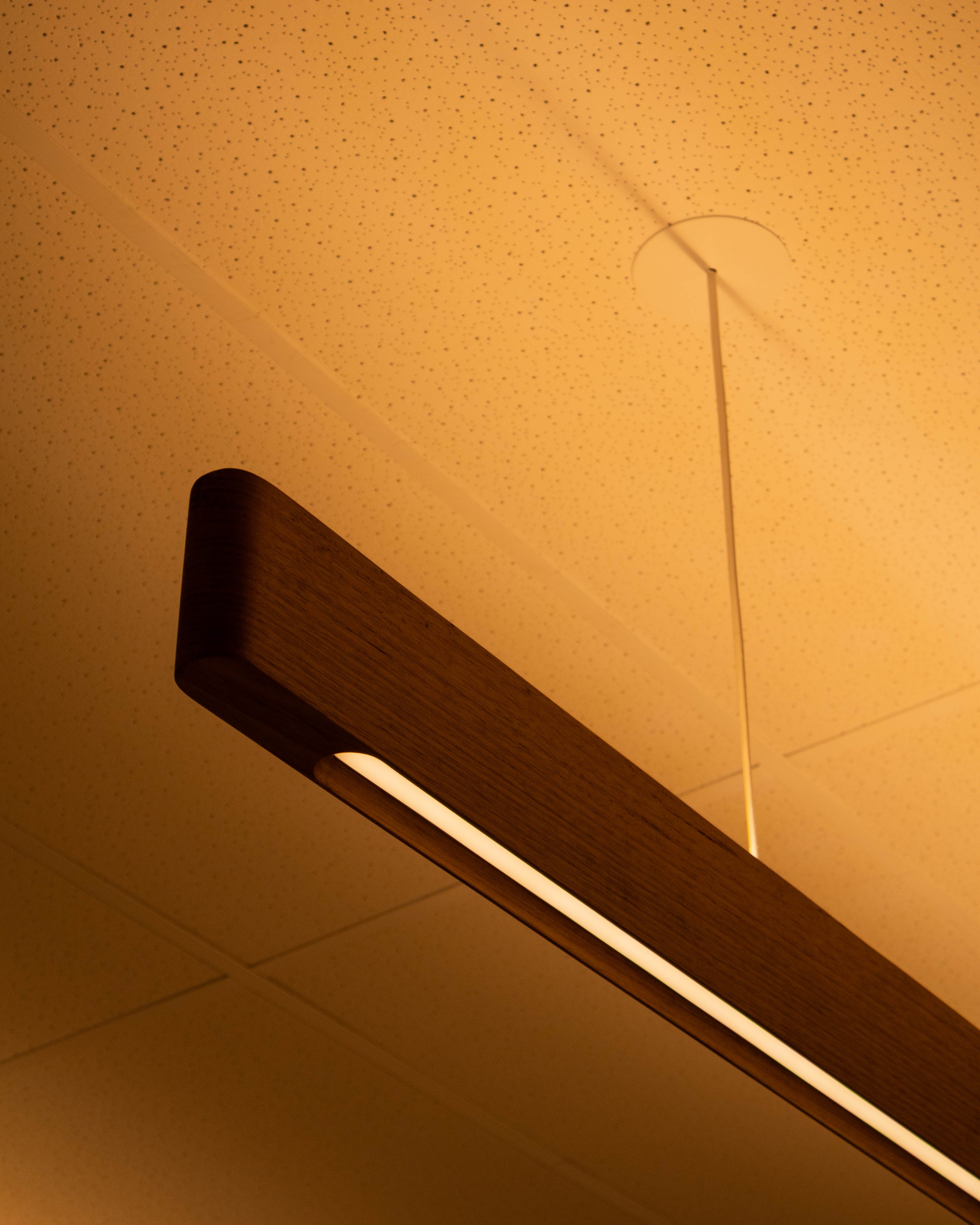 Linear Timber Pendant — Planck Lighting