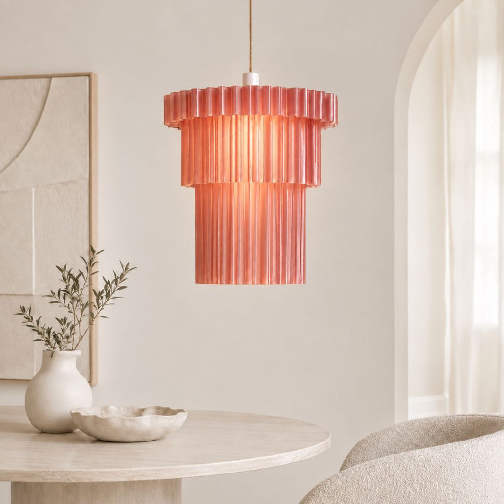 Delphine Pendant Pink— Franca