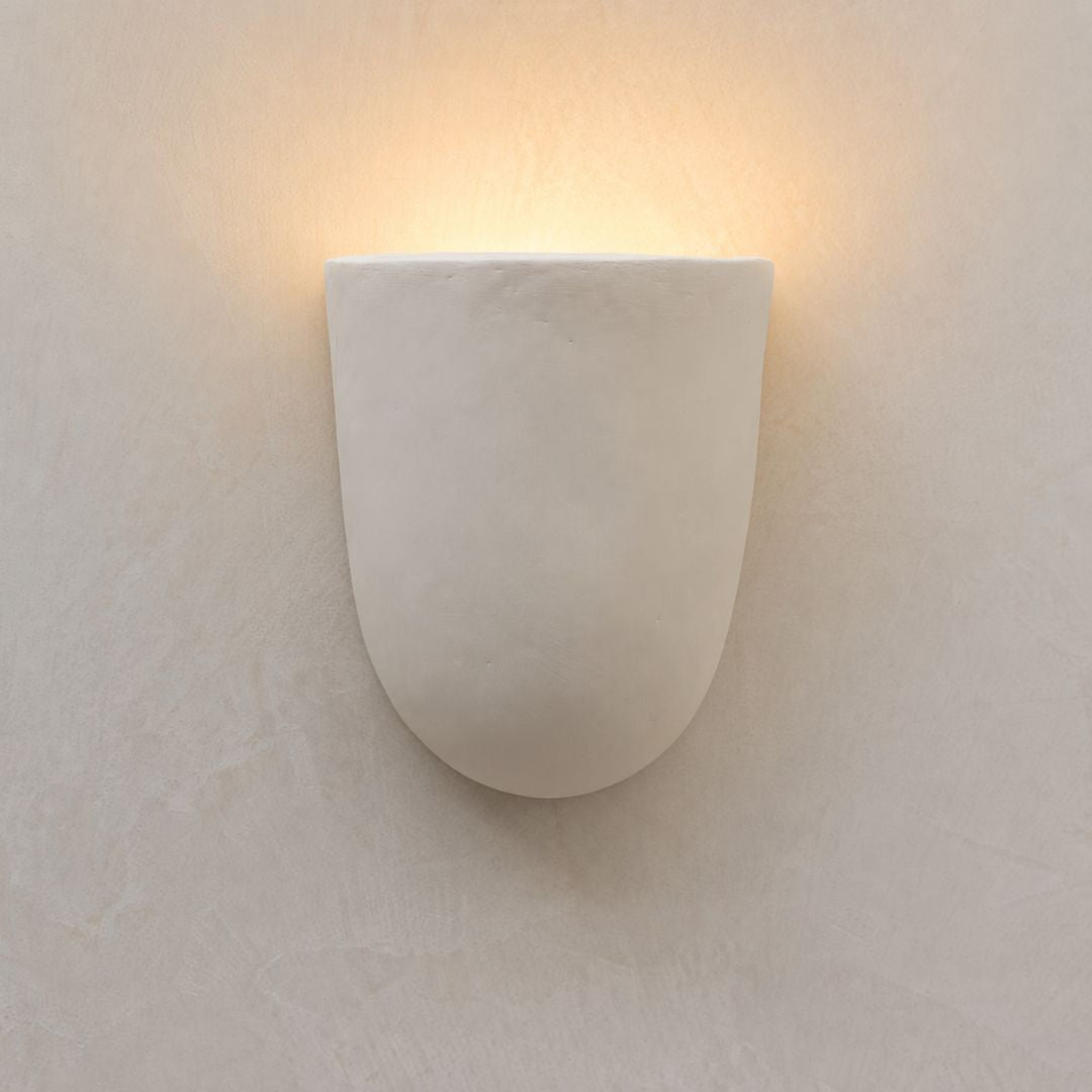 Rise Clay Wall Light — Her Hands