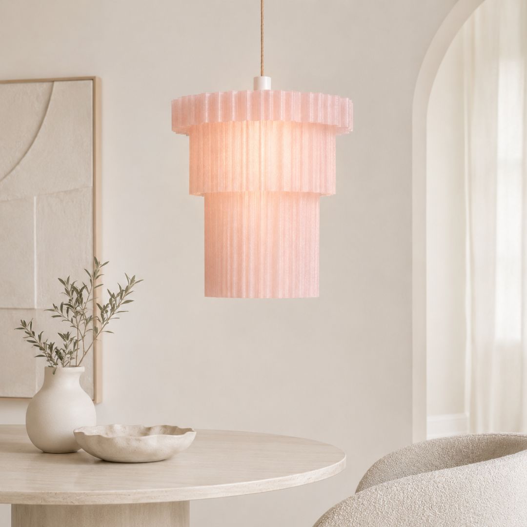 Delphine Pendant Pink— Franca