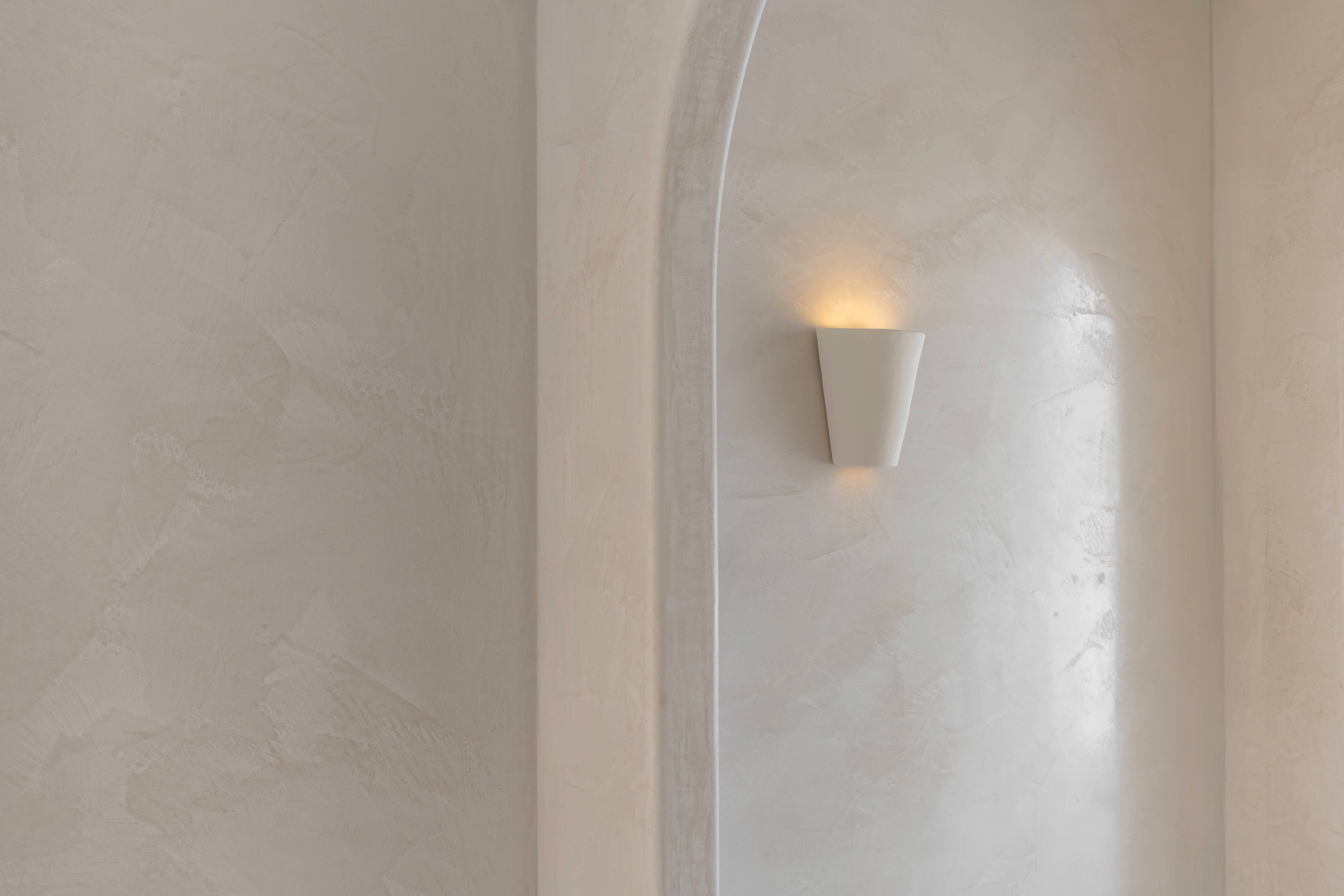 Form Clay Wall Light  —  Her Hands