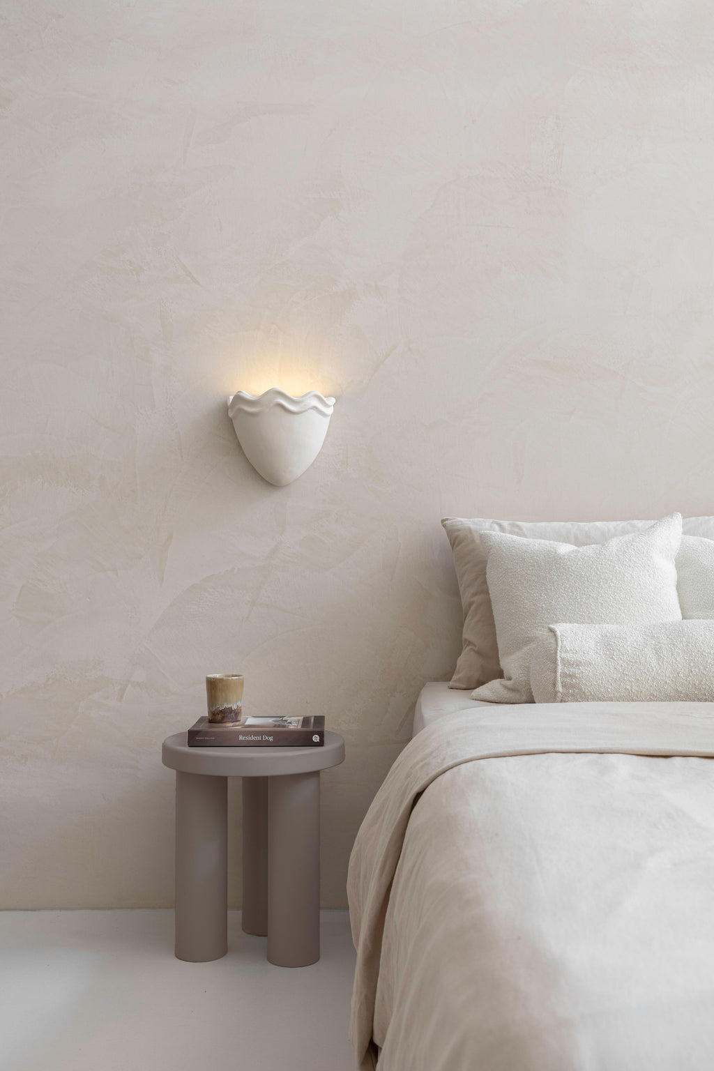 Echo Clay Wall Light — Her Hands