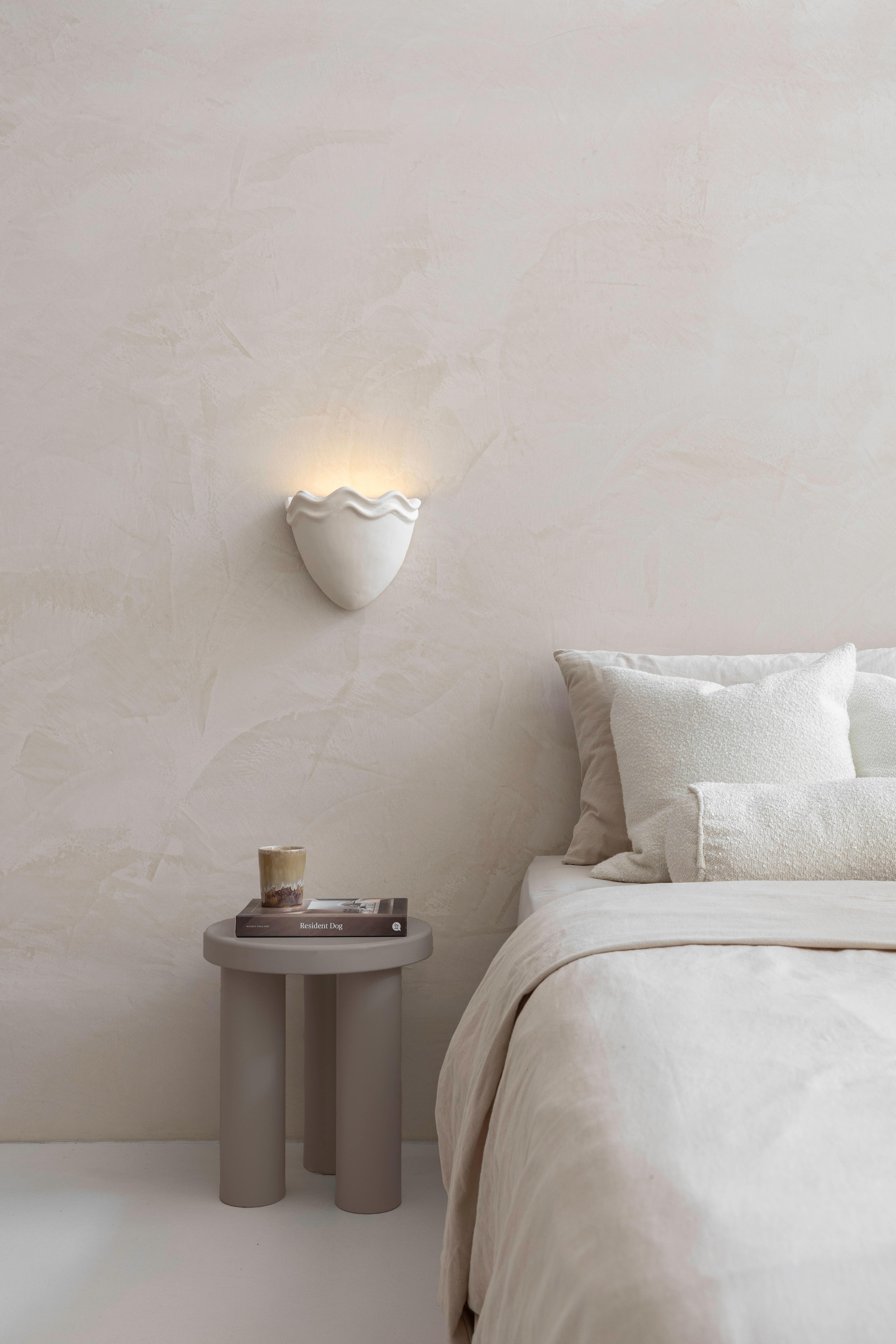 Echo Clay Wall Light — Her Hands