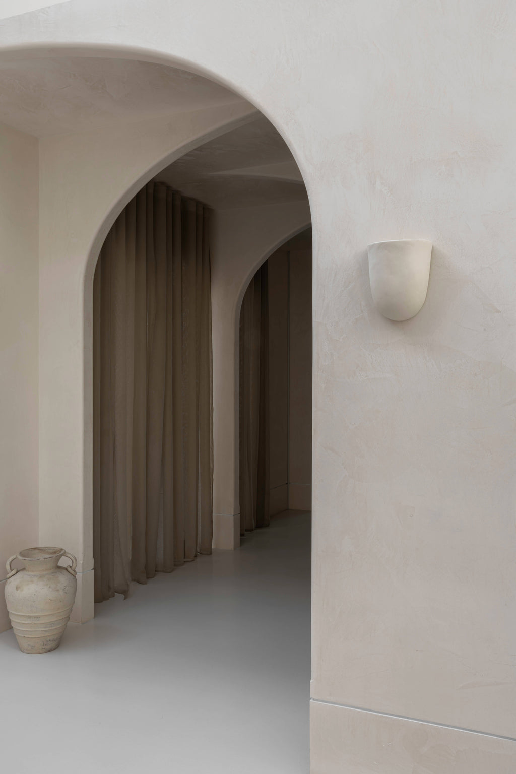 Rise Clay Wall Light — Her Hands