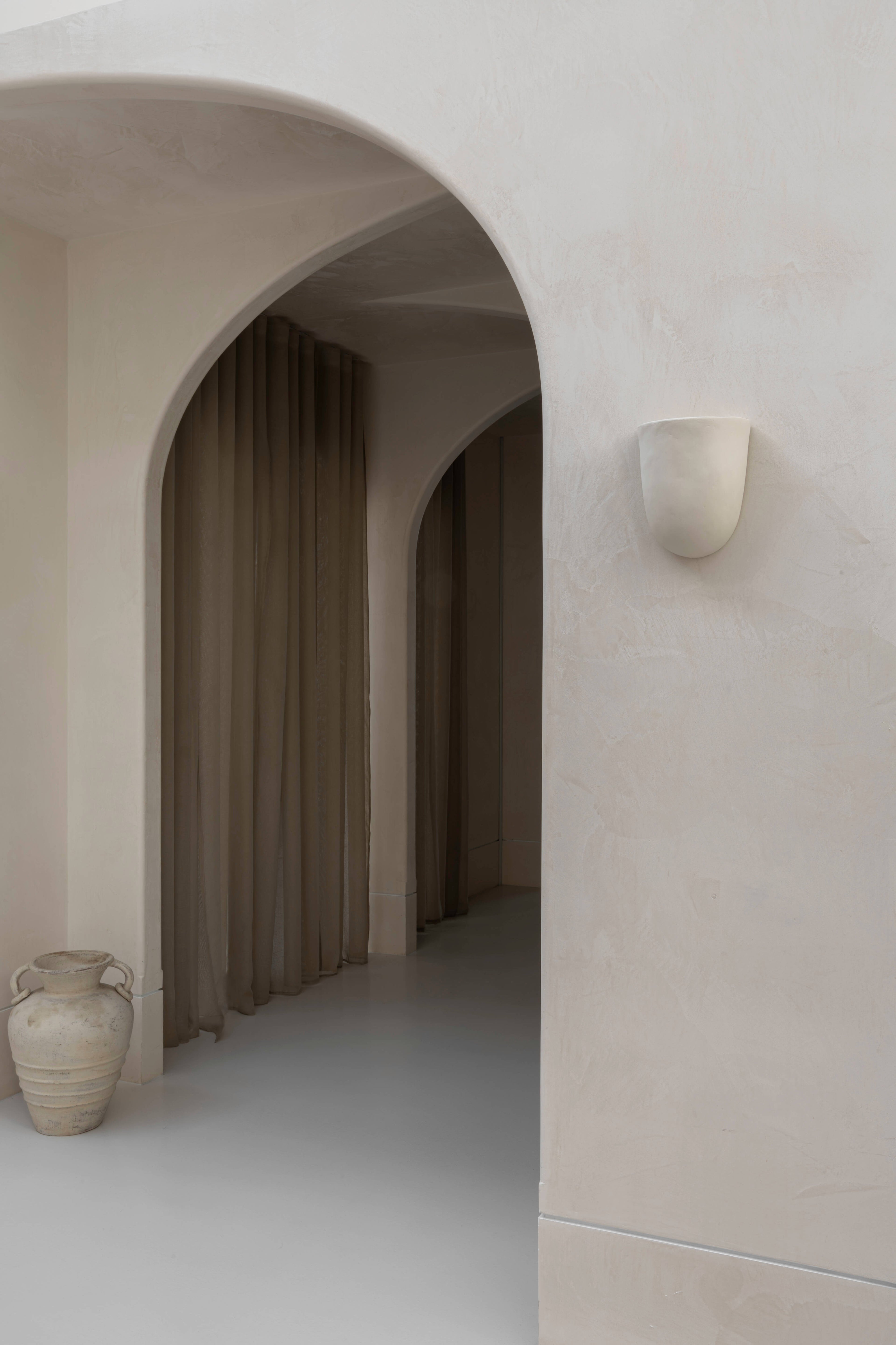 Rise Clay Wall Light — Her Hands