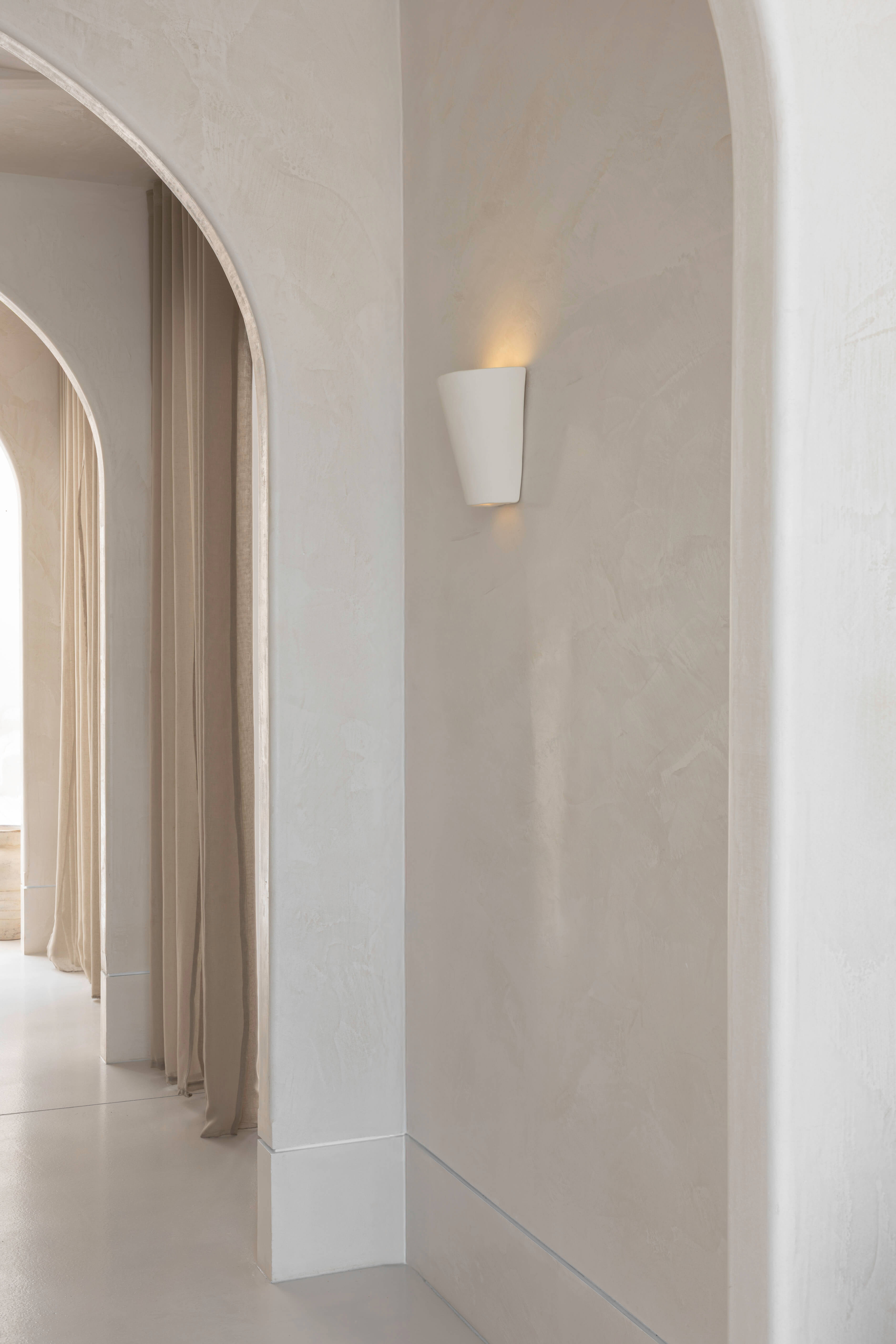 Form Clay Wall Light  —  Her Hands