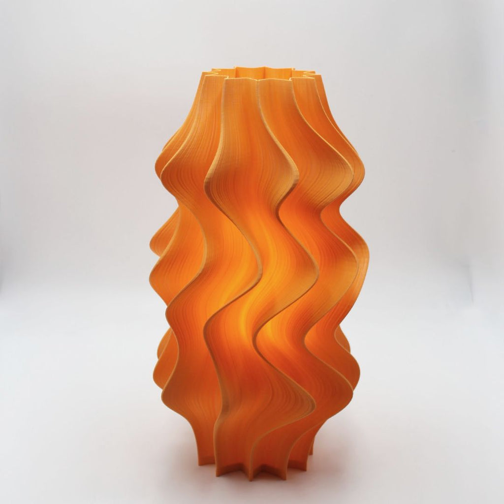 Iris Pleated Table Lamp Mandarin — Namami