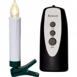 XMAS CANDLE X10 SET WARM WHT - Click for more info