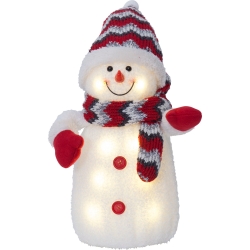 XMAS JOYLIGHT SNOWMAN DEC RED 380MM - Click for more info