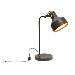 CLINTON 1 Lt Table Lamp - Dark Grey - Click for more info