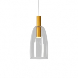 CANDLE L PENDANT GOLD - Click for more info