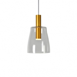 CANDLE M PENDANT GOLD - Click for more info