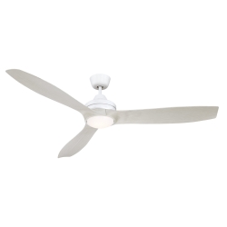 LORA DC 1500 FAN - LED Light WH Remote - Click for more info