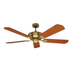 Healey Fan 1300 NL 5 Plywood Ant Brass - Click for more info