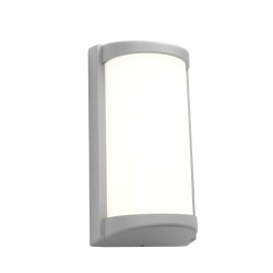 Logan LED Exterior Wall Light - Silver - Click for more info