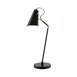 COLTON TASK LAMP  BLACK - Click for more info