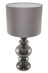 TABLE LAMP - Chrome - Base & Shade - Click for more info