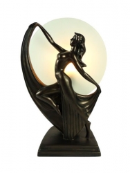 DECO LADY DANCER LAMP - Click for more info
